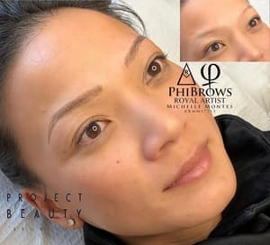 Eyebrow Tattoo result by Project Beauty in Fullerton, CA