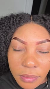 Eyebrow Tattoo result by Proper Nails and Makeup, LLC in Melbourne, FL