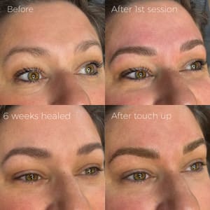 Eyebrow Tattoo result by Proud Artistry in Pittsburgh, PA