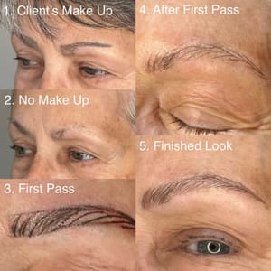 Eyebrow Tattoo result by Prowlin' Brows Certified Microblading LLC in Plum, PA