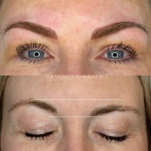Eyebrow Tattoo result by Prowlin' Brows Certified Microblading LLC in Plum, PA