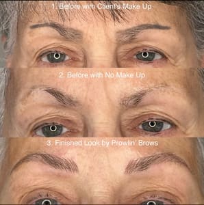Eyebrow Tattoo result by Prowlin' Brows Certified Microblading LLC in Plum, PA
