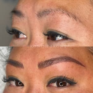 Eyebrow Tattoo result by Prowlin' Brows Certified Microblading LLC in Plum, PA