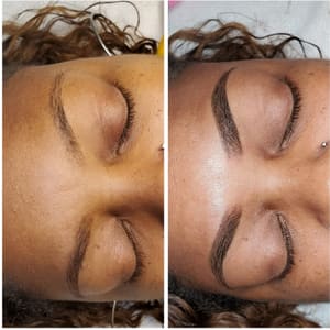 Eyebrow Tattoo result by Pucker Up Wax & Makeup Studio in Metairie, LA