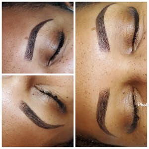 Eyebrow Tattoo result by Pucker Up Wax & Makeup Studio in Metairie, LA