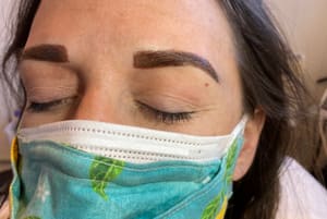 Eyebrow Tattoo result by Pure Beauty in Burlington, VT