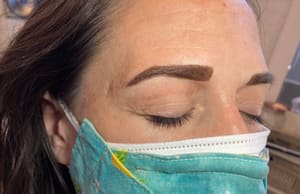 Eyebrow Tattoo result by Pure Beauty in Burlington, VT