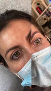 Eyebrow Tattoo result by Pure Beauty in Burlington, VT