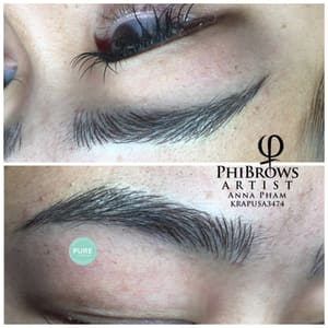 Eyebrow Tattoo result by Pure Eyebrows in Houston, TX