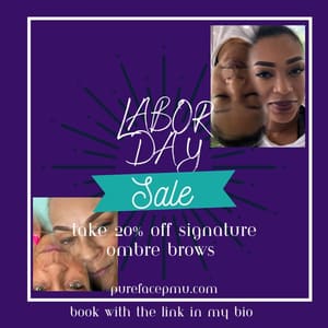Eyebrow Tattoo result by Pure Face PMU & Wellness in Lithia Springs, GA