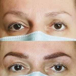 Eyebrow Tattoo result by Pure Rejuvenation Beauty/Electrolysis Specialist in Bristol, PA