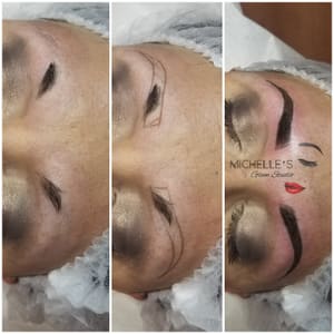 Eyebrow Tattoo result by Pure Royalty spa in Ocala, FL