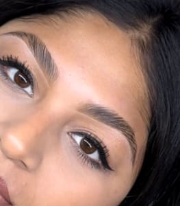 Eyebrow Tattoo result by PureHollywood Beauty LLC. in Miami Lakes, FL