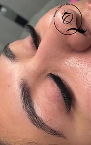 Eyebrow Tattoo result by Q Lash & Brow Alvin in Alvin, TX