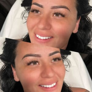 Eyebrow Tattoo result by Q of A Artistry Powder Brows in Victorville, CA