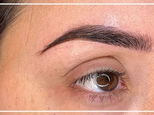 Eyebrow Tattoo result by QT Studio in West Covina, CA