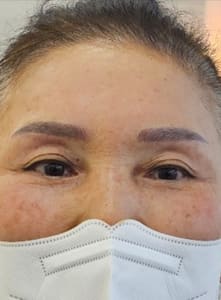 Eyebrow Tattoo result by Queen Eyebrows LLC in Theodore, AL