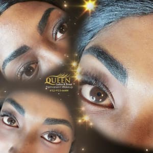 Eyebrow Tattoo result by Queen Lashes & Brows in Cypress, TX