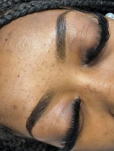 Eyebrow Tattoo result by Queenz Brows and Lashes in Far Rockaway, NY
