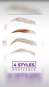 Eyebrow Tattoo result by Queenz Brows and Lashes in Far Rockaway, NY