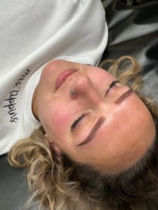 Eyebrow Tattoo result by Quella Esthetics LLC in Appleton, WI
