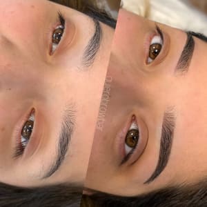Eyebrow Tattoo result by Quiero Brow Bar in Greenville, TX