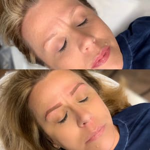 Eyebrow Tattoo result by Quiero Brow Bar in Greenville, TX