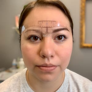 Eyebrow Tattoo result by Quiero Brow Bar in Greenville, TX