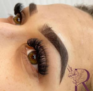 Eyebrow Tattoo result by Radiant Salon & Spa in Liberty Hill, TX