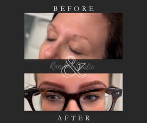 Eyebrow Tattoo result by Raeskin Essentials Studio in Mckinney, TX