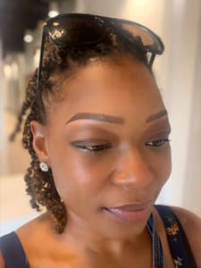 Eyebrow Tattoo result by Raeskin Essentials Studio in Mckinney, TX