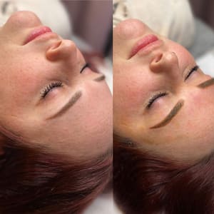 Eyebrow Tattoo result by Rain On Me Beauty, LLC in El Mirage, AZ