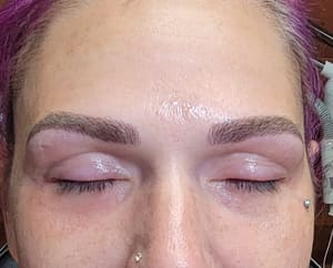 Eyebrow Tattoo result by Raining Ink, Studio in Spokane, WA