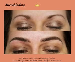 Eyebrow Tattoo result by Raise the Brow in Livonia, MI