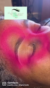 Eyebrow Tattoo result by RaJahnique's Eyebrow Salon in Hopewell, VA