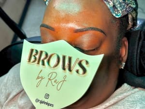 Eyebrow Tattoo result by RaJahnique's Eyebrow Salon in Hopewell, VA
