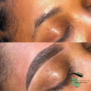 Eyebrow Tattoo result by RaJahnique's Eyebrow Salon in Hopewell, VA