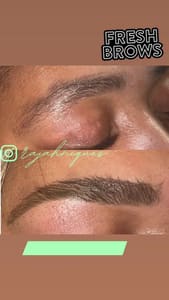 Eyebrow Tattoo result by RaJahnique's Eyebrow Salon in Hopewell, VA