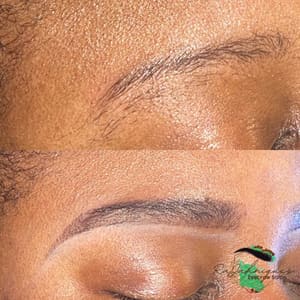 Eyebrow Tattoo result by RaJahnique's Eyebrow Salon in Hopewell, VA