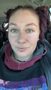 Eyebrow Tattoo result by Raquel Cosmetic Tattoo & Tooth Gems in Ferndale, MI