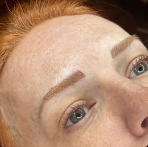 Eyebrow Tattoo result by Raton salon and spa in West Chester Township, OH