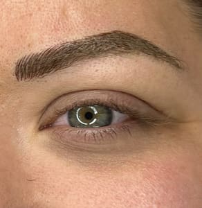 Eyebrow Tattoo result by Rau's Brows & Skin in Bismarck, ND