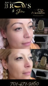 Eyebrow Tattoo result by Rau's Brows & Skin in Bismarck, ND