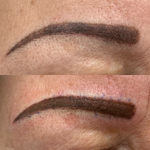 Eyebrow Tattoo result by Raving Beauty in Spring, TX