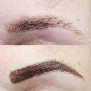 Eyebrow Tattoo result by Raving Beauty in Spring, TX
