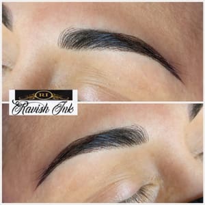 Eyebrow Tattoo result by Ravish Ink Permanent Makeup & Microblading in Beaverton, OR