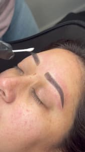 Eyebrow Tattoo result by RBL Aesthetics LLC in Visalia, CA