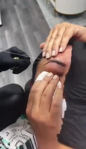 Eyebrow Tattoo result by RBS Lash Threading & Spa - Eyebrow threading, eyelash extensions, Hydrafacial, Microblading/shading, facials in Haltom City, TX
