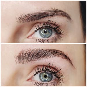 Eyebrow Tattoo result by Rebecca Ryan Studio & Med Spa in Warrington, PA