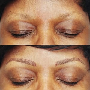Eyebrow Tattoo result by Rebecca Ryan Studio & Med Spa in Warrington, PA